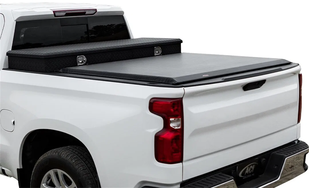 62419 – ACCESS Tonneau Cover, Soft Roll-Up Hook And Loop Low Profile Black Vinyl Lockable Using Tailgate Handle Lock ...